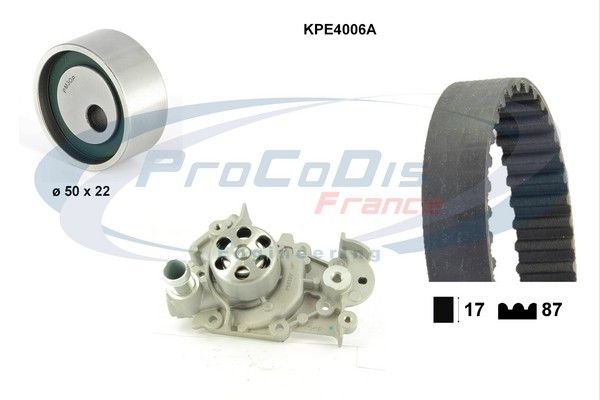 PROCODIS FRANCE Водяной насос + комплект зубчатого ремня KPE4006A
